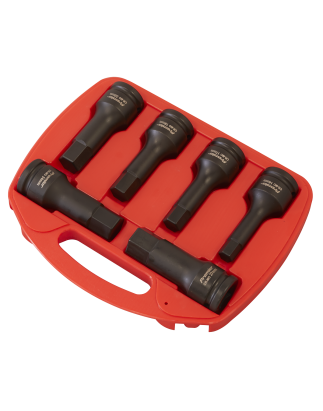 Impact Hex Socket Bit Set 6pc 3/4"Sq Drive