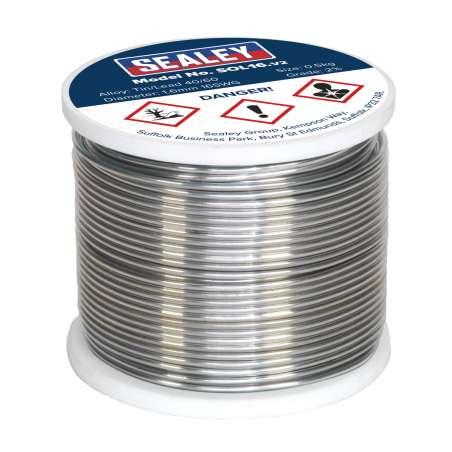 Solder Wire Quick Flow 1.6mm/16SWG 40/60 0.5kg Reel