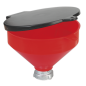 Solvent Safety Funnel with Flip Top