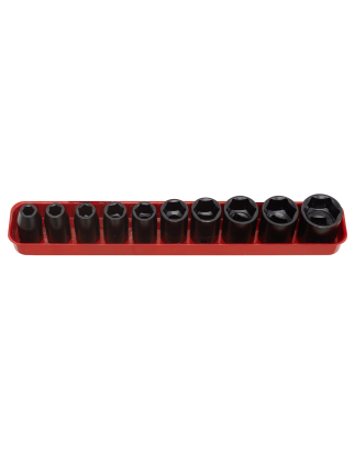 Impact Socket Set 10pc 1/2"Sq Drive Metric