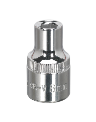 WallDrive® Socket 8mm 1/2"Sq Drive Fully Polished