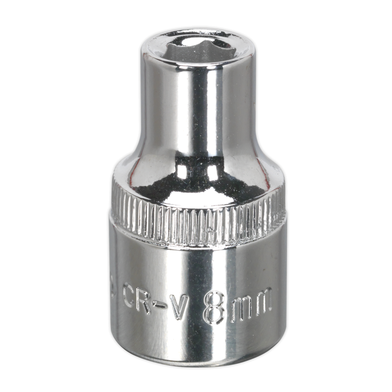 WallDrive® Socket 8mm 1/2"Sq Drive Fully Polished