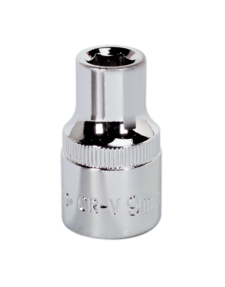 WallDrive® Socket 9mm 1/2"Sq Drive Fully Polished