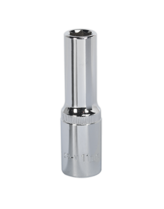 WallDrive® Socket 11mm Deep 1/2"Sq Drive Fully Polished