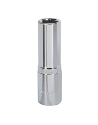 WallDrive® Socket 14mm Deep 1/2"Sq Drive Fully Polished