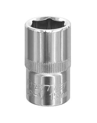 WallDrive® Socket 15mm 1/2"Sq Drive Fully Polished