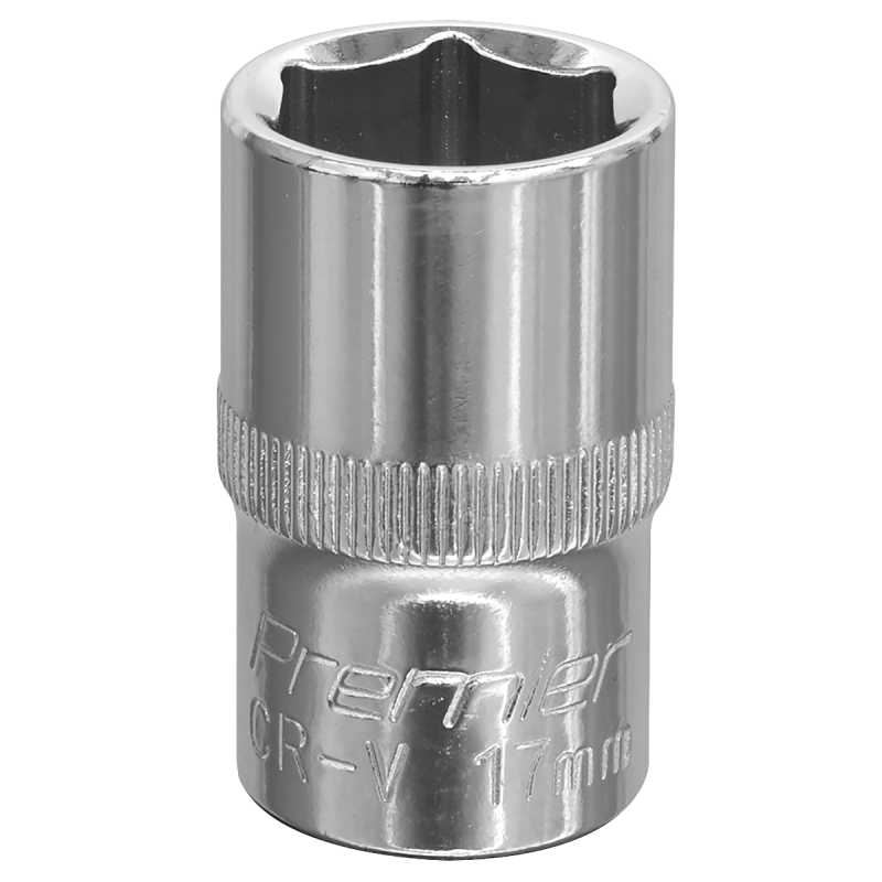 WallDrive® Socket 17mm 1/2"Sq Drive Fully Polished