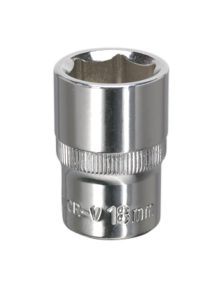 Douille WallDrive® 18 mm 1/2"Sq Drive entièrement polie