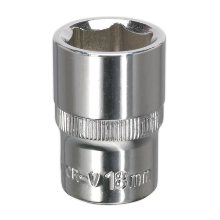 WallDrive® Socket 18mm 1/2"Sq Drive Fully Polished