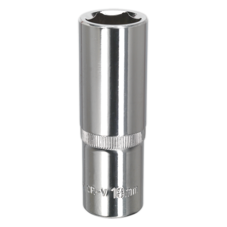 WallDrive® Socket 18mm Deep 1/2"Sq Drive Fully Polished