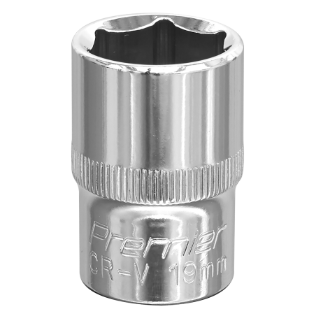 WallDrive® Socket 19mm 1/2"Sq Drive Fully Polished