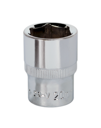 WallDrive® Socket 20mm 1/2"Sq Drive Fully Polished