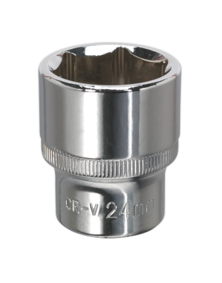 Douille WallDrive® 24 mm 1/2"Sq Drive entièrement polie