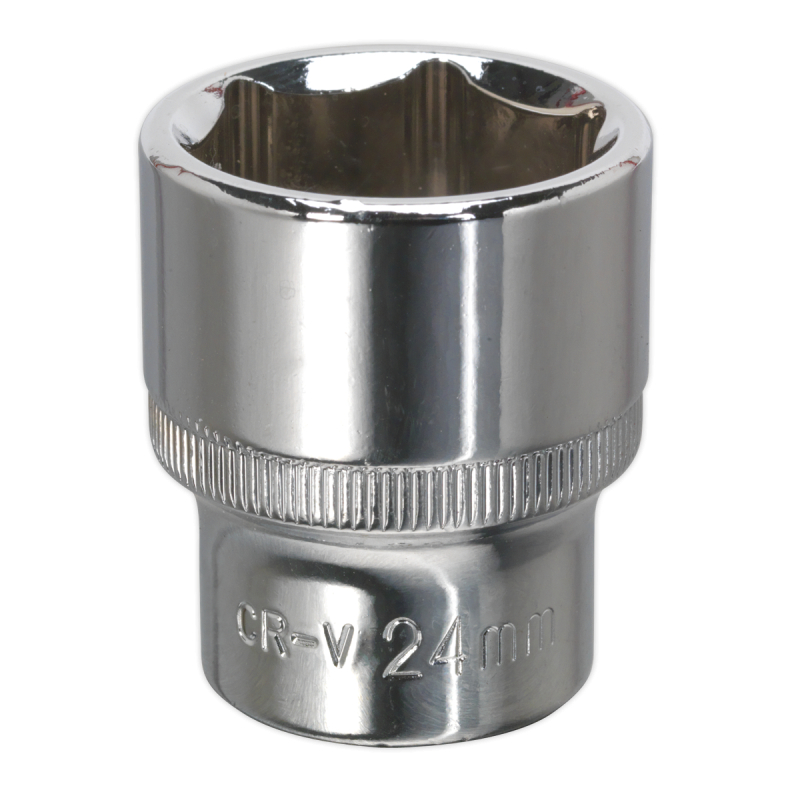 WallDrive® Socket 24mm 1/2"Sq Drive Fully Polished