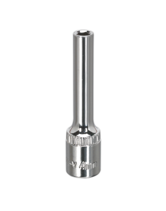 WallDrive® Socket 4mm Deep 1/4"Sq Drive Fully Polished