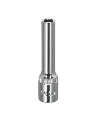 WallDrive® Socket 5mm Deep 1/4"Sq Drive Fully Polished