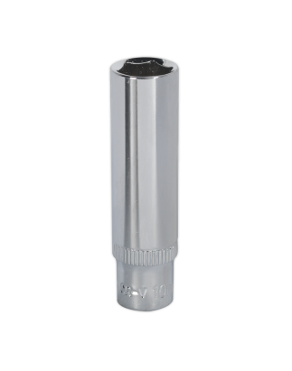 WallDrive® Socket 10mm Deep 1/4"Sq Drive Fully Polished