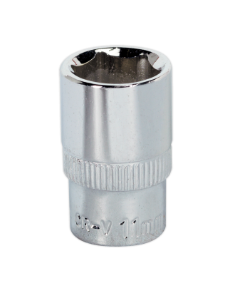 WallDrive® Socket 11mm 1/4"Sq Drive Fully Polished