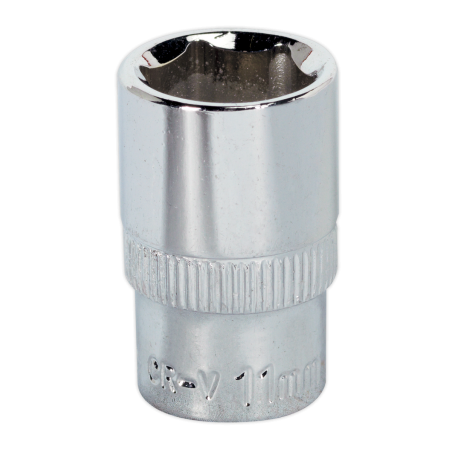 WallDrive® Socket 11mm 1/4"Sq Drive Fully Polished