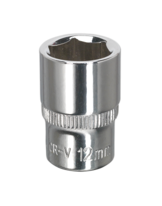 WallDrive® Socket 12mm 1/4"Sq Drive Fully Polished