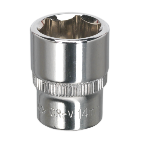 WallDrive® Socket 14mm 1/4"Sq Drive Fully Polished