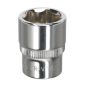 WallDrive® Socket 14mm 1/4"Sq Drive Fully Polished