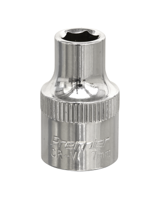 WallDrive® Socket 7mm 3/8"Sq Drive Fully Polished