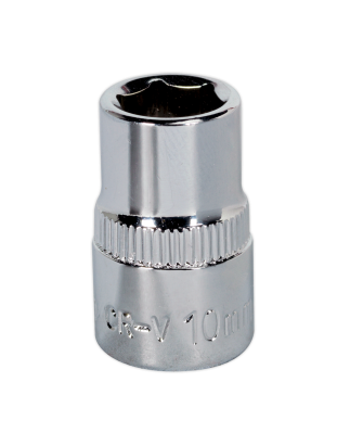 WallDrive® Socket 10mm 3/8"Sq Drive Fully Polished