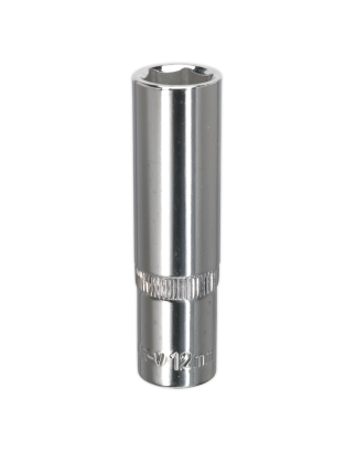 WallDrive® Socket 12mm Deep 3/8"Sq Drive Fully Polished