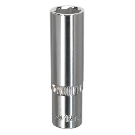 WallDrive® Socket 12mm Deep 3/8"Sq Drive Fully Polished