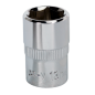 WallDrive® Socket 13mm 3/8"Sq Drive Fully Polished