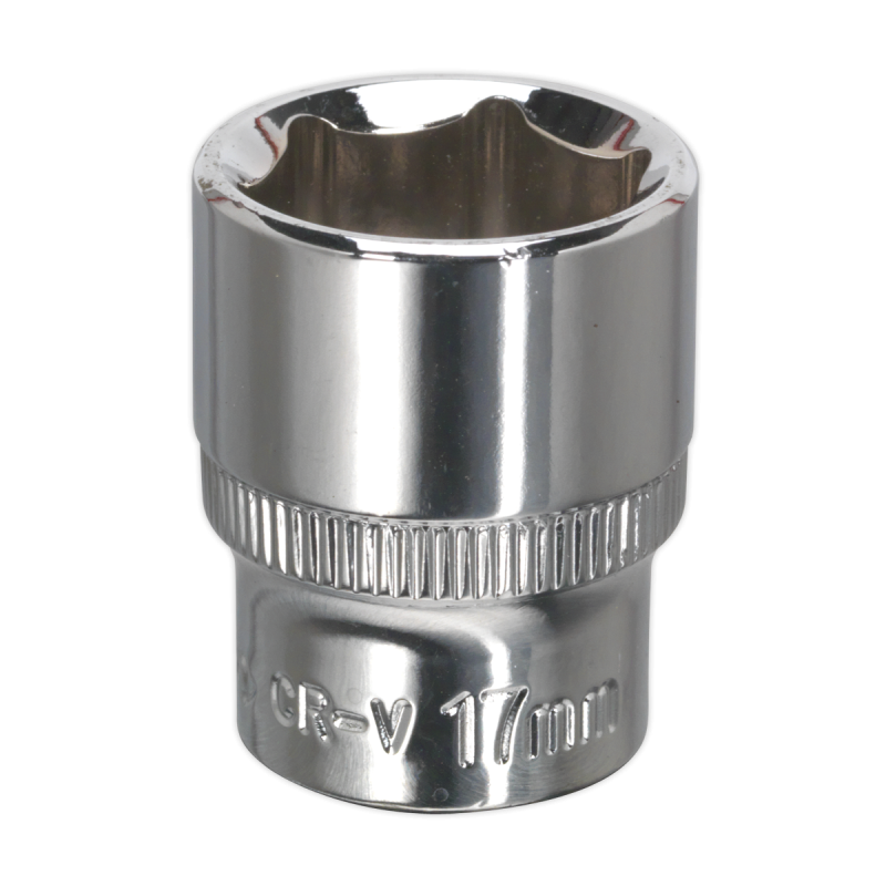 WallDrive® Socket 17mm 3/8"Sq Drive Fully Polished