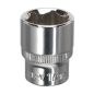 WallDrive® Socket 17mm 3/8"Sq Drive Fully Polished