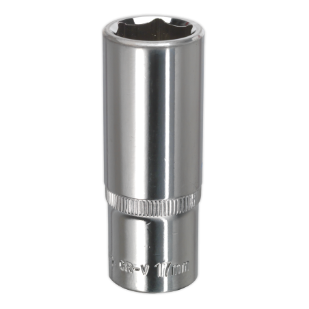 WallDrive® Socket 17mm Deep 3/8"Sq Drive Fully Polished