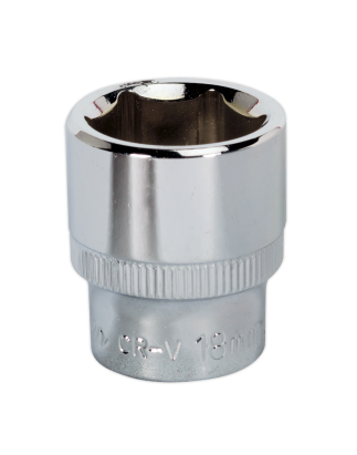 WallDrive® Socket 18mm 3/8"Sq Drive Fully Polished