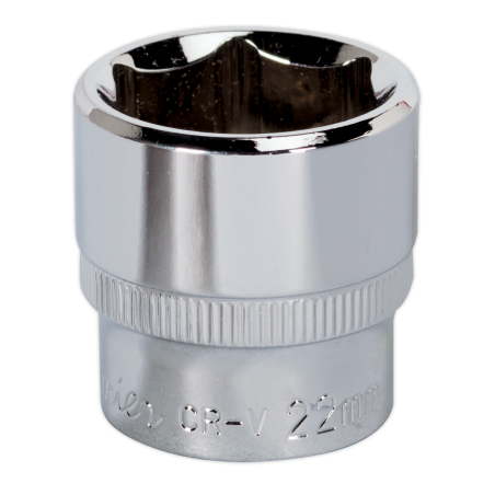 WallDrive® Socket 22mm 3/8"Sq Drive Fully Polished