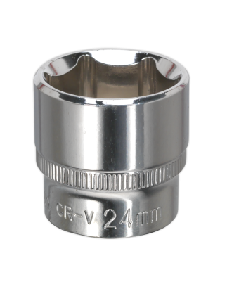 WallDrive® Socket 24mm 3/8"Sq Drive Fully Polished