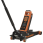 Premier Low Profile Trolley Jack with Rocket Lift 3 Tonne - Orange