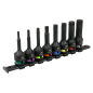 Spline Impact Socket Bit Set 8pc 1/2"Sq Drive