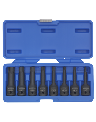 Impact TRX-Star* Socket Bit Set 8pc 1/2"Sq Drive