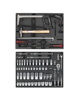 Tool Chest Combination 14 Drawer with Ball-Bearing Slides - Blue & 1179pc Tool Kit