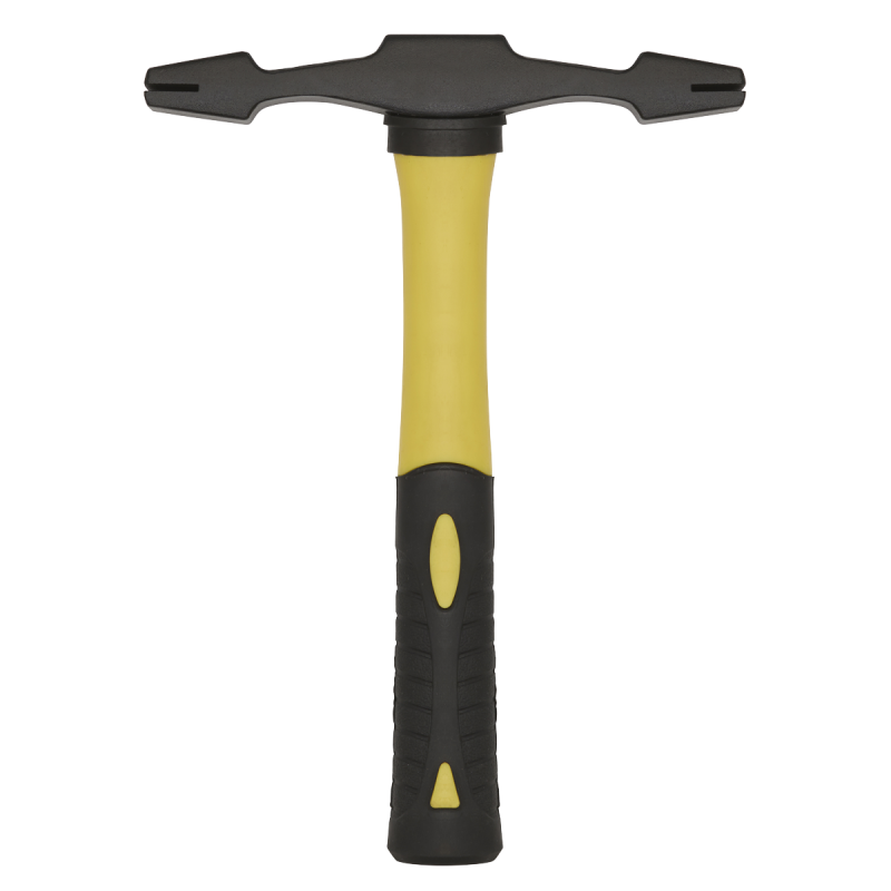 Double Ended Scutch Hammer with Fibreglass Handle