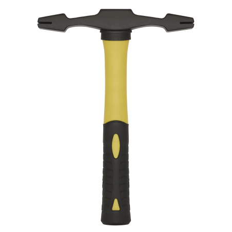 Double Ended Scutch Hammer with Fibreglass Handle