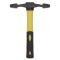 Double Ended Scutch Hammer with Fibreglass Handle