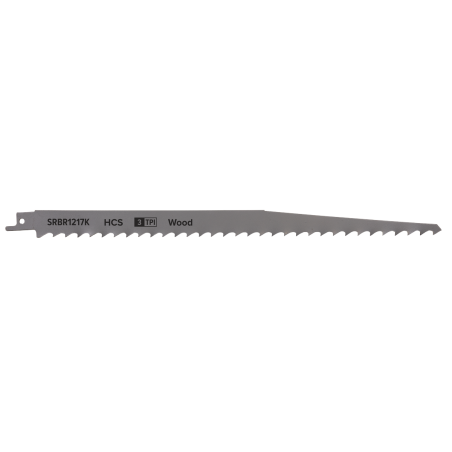 Reciprocating Saw Blade Pruning & Coarse Wood 300mm 3tpi - Pack of 5