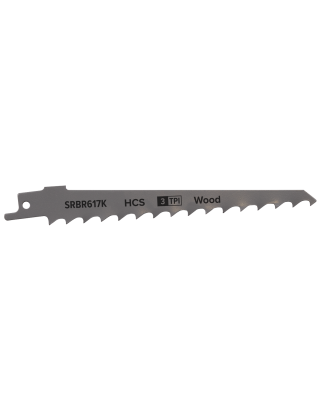 Lame de Scie Alternative Élagage & Bois Grossier 150mm 3tpi - Paquet de 5