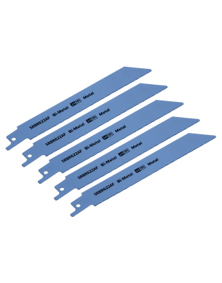 Reciprocating Saw Blade Metal 150mm 24tpi - Pack of 5