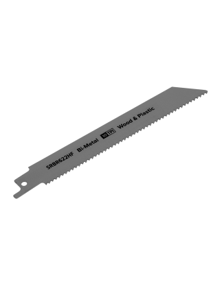 Reciprocating Saw Blade Wood & Plastics 150mm 10tpi - Pack of 5