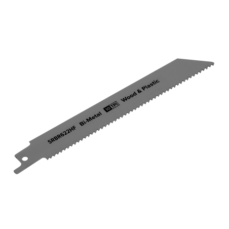 Reciprocating Saw Blade Wood & Plastics 150mm 10tpi - Pack of 5