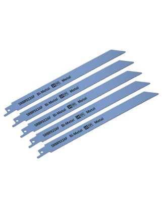 Reciprocating Saw Blade Metal 230mm 24tpi - Pack of 5